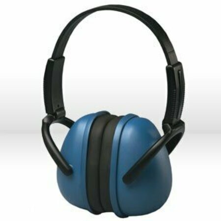 ERB Safety Ear Muffs, Type: 239 NRR 23 db, One size, Plastic, Black/blue 14231
